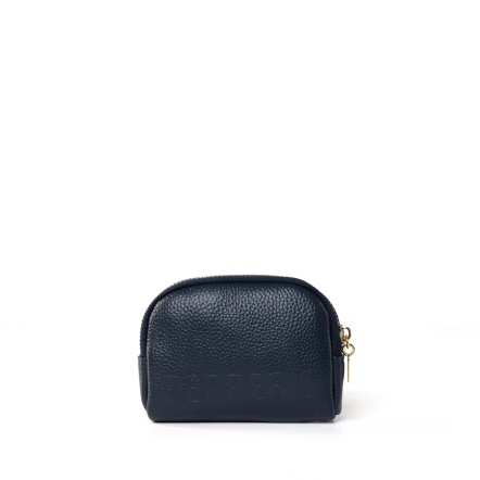 INK 真皮鑰匙零錢包 - 粉膚色/午夜藍(225-100)