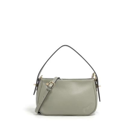 SWITCH 牛皮繡字隨行包 - 香檳紫/岩綠色/月光灰 ( 224-009 ) USD$ 119.5