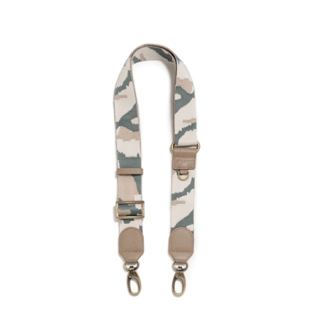 CUBE 迷彩編織可調整背帶 - 卡其棕(324-054)