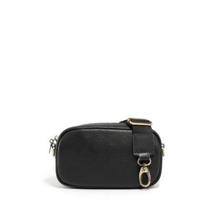 SIGNAL 牛皮拉鍊相機包 - 拿鐵棕/簡約黑/月光灰(224-067)