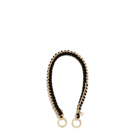 CUBE 編織金屬肩背鍊 - 簡約黑(324-043)