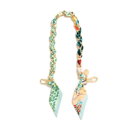 LIFE 絲巾金鍊短背帶 - 蘇打綠/簡約黑 ( 324-019 ) 