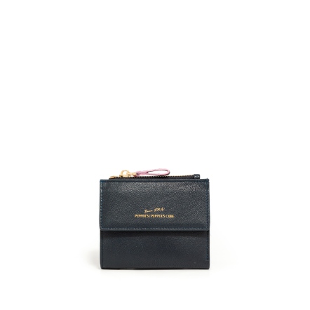 GOLD 羊皮撞色短夾 - 羅藍紫/午夜藍/沼綠色 ( 224-033 ) USD$ 93.5