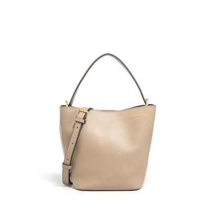 GOLD 牛皮小水桶包 - 杏仁白/琥珀棕/簡約黑/淺沙色/岩藍色 ( 222-891 )