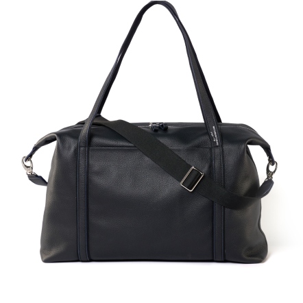 FUTUREME 真皮托特旅行袋 - 摩卡棕/簡約黑(125-007)