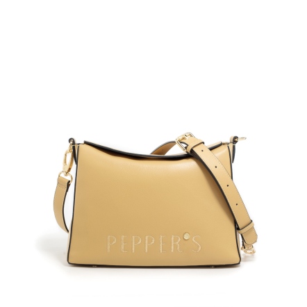 INK 牛皮翻蓋單肩方包 - 檸檬黃/雲杉綠/象牙灰(224-053)