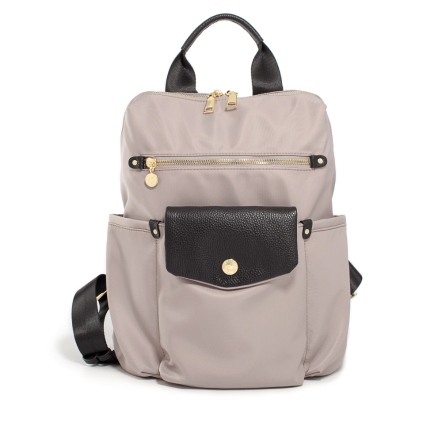 PEGASUS 尼龍袋鼠子母後背包 - 米卡其/霧灰紫/簡約黑 ( 222-826 ) 