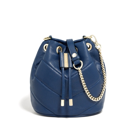 Sophia 羊皮水桶包 - 深藍 ( 221-774-69 ) USD$ 164.8