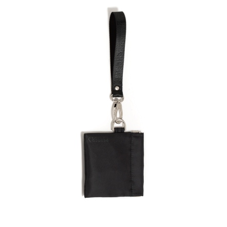 CUBE 尼龍金屬彈片零錢收納包 - 淺沙色/橄欖綠/簡約黑(324-048)