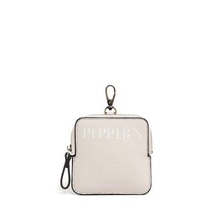 INK 牛皮方形鑰匙零錢包 - 奶油黃/赭石棕/簡約黑/月光灰 ( 224-027 )