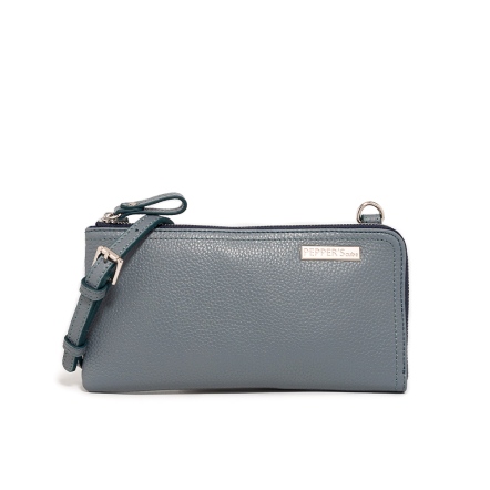 DORIS 牛皮隨行包 - 岩靛藍 ( 222-825-67 ) USD$ 119.3
