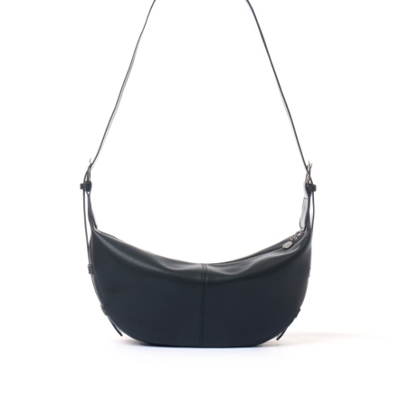 POP 半月弧形肩背包 - 可可棕/簡約黑(226-140)