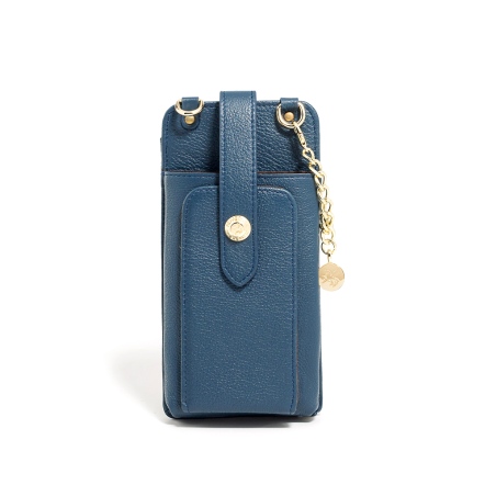 Claire 牛皮手機包 - 深藍 ( 220-692-69 ) USD$ 68.3