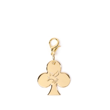 WISH 許願撲克梅花掛飾 - 金色(325-074)