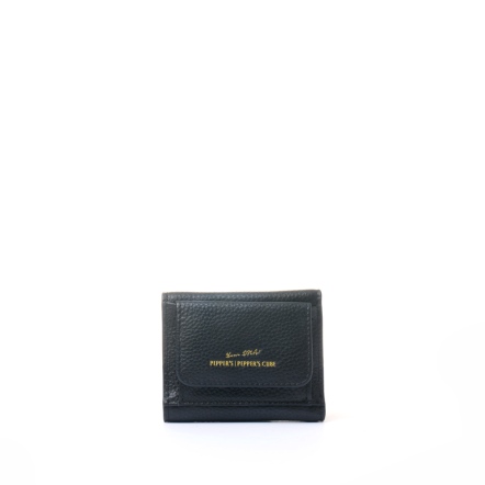 GOLD 真皮摺疊零錢短夾 - 粉橘色/淡粉紫/簡約黑(225-130)