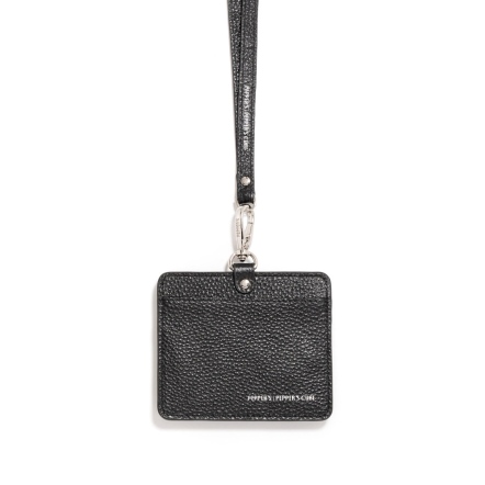 CUBE 真皮橫式雙卡證件套 - 暗墨綠/簡約黑(325-059)