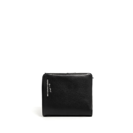 PEGASUS 真皮零錢包短夾 - 粉膚色/簡約黑(225-092)